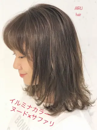 ショート カラー 🌱初夏の透け感カ ラー🌱HIDEKAのヘアスタイル
