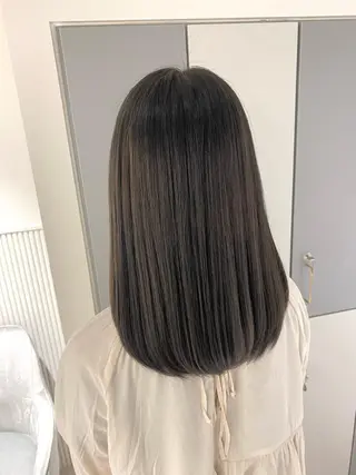 セミロング カラー 健太郎 髪質改善/透明感のヘアスタイル