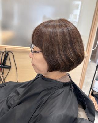 ショート カラー 久木原 ゆりのヘアスタイル