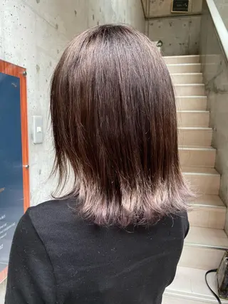 ミディアム おん眉美容師eMu✄ yuka‪🤍のヘアスタイル