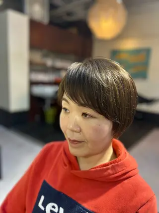 ショート カラー 河原 卓司のヘアスタイル