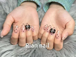 ネイル 長さだし専門Rian ネイルスクールのネイルデザイン