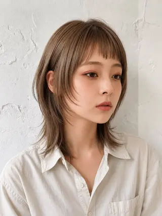 ミディアム *美髪*髪質改善/ 縮毛矯正/RYUTAのヘアスタイル