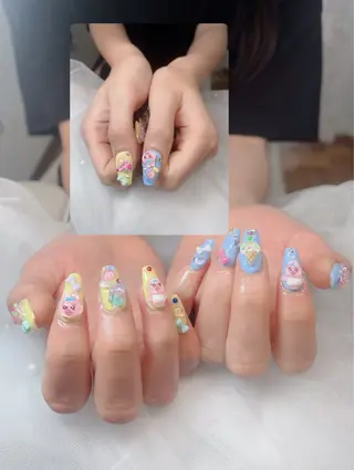 ネイル ハイネイル 自宅サロンのネイルデザイン