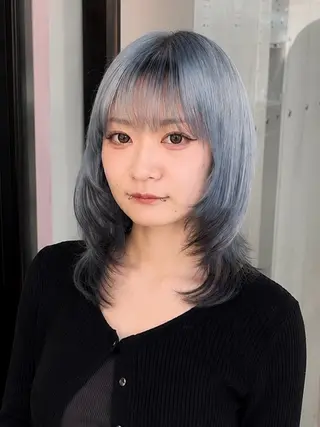 セミロング カラー 🦋色落ちまで綺麗に 🦋KOKIのヘアスタイル