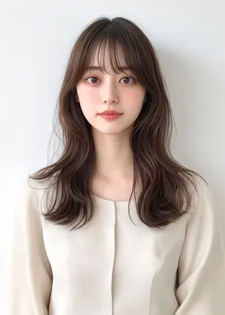 ロング 美髪×縮毛矯正 水上真由美😘のヘアスタイル