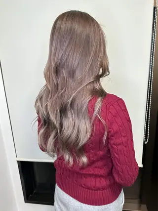 ミディアム カラー ブリーチカラー🫧 森　凪沙のヘアスタイル