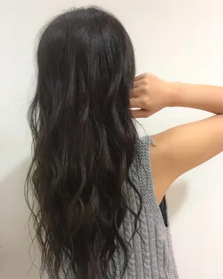 ロング 佐藤 真也のヘアスタイル