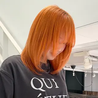 カラー 🤍ハイトーン/デザ インカラーまりん🤍のヘアスタイル