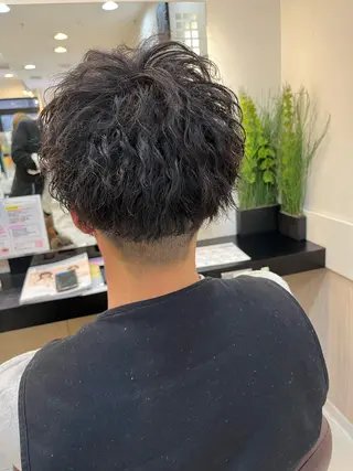 ショート パーマ メンズ トータルビューティー K:R鶴川のヘアスタイル