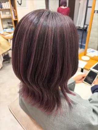 ミディアム 髪質改善🍀レイヤー 髙橋青心奏のヘアスタイル