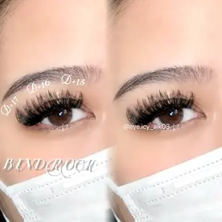 マツエク・マツパ ICY❁⃘eye aikaのマツエク・マツパデザイン