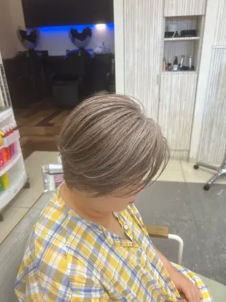 ショート カラー 白髪ぼかし特化/富沢 太白区/千葉達人のヘアスタイル