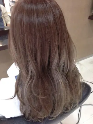 セミロング カラー ヘアアレンジ 浅川 実行のヘアスタイル
