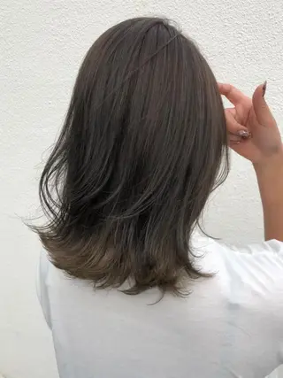 ミディアム カラー パーマ ショート×ブリーチ Lyuca/yujiのヘアスタイル