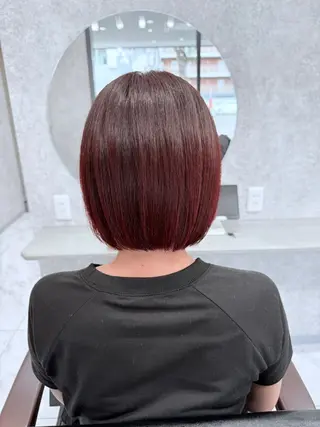 ショート カラー 🌺ハイトーン🌺 矢葺 なぎさ🌺🌺のヘアスタイル