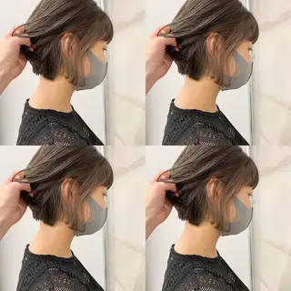 ショート カラー 透明感カラー✂︎ /縮毛矯正/YUKAのヘアスタイル