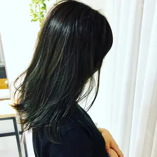 ミディアム 白髪ぼかし/ショート /ミニボブだいじのヘアスタイル