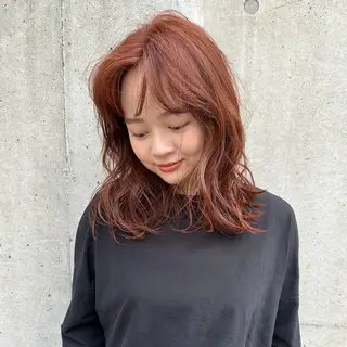 ロング カラー はるな/透明感カラー /暖色カラーのヘアスタイル