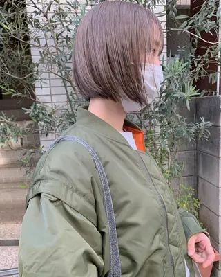 ショート カラー ヘアアレンジ 🌿ショート🌿 パーマ🌿淳平のヘアスタイル