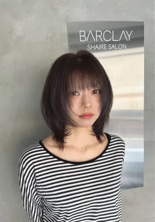 ミディアム 🌈レイヤーカット/ ハイトーン🌈タクマのヘアスタイル