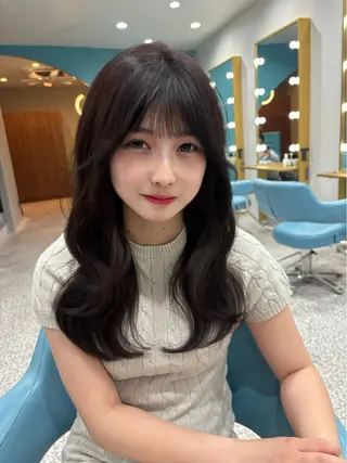 ロング 上谷 圭輝のヘアスタイル