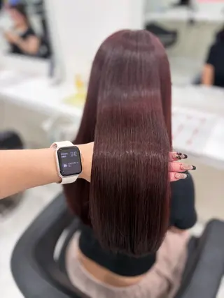 ロング カラー ヘアアレンジ さくら🍒 暖色カラー/髪質改善のヘアスタイル