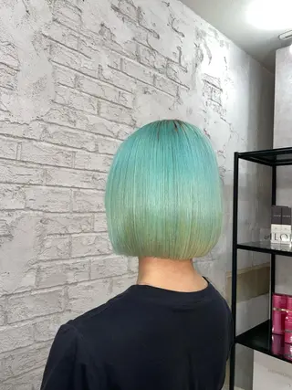 ミディアム 🎀韓国系ハイトーン カラーYoko🎀のヘアスタイル