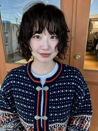 ショート パーマ 中嶋勇太/ショート/ カット/三重県松阪市のヘアスタイル