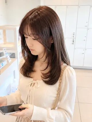 セミロング 金子 直樹のヘアスタイル