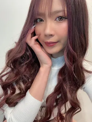 ミディアム カラー 春日部 西口徒歩5分 寒色カラー 日和佐のヘアスタイル