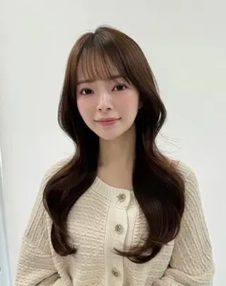 カラー 赤み消し🌿透明感 カラー🌿銀座のヘアスタイル