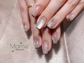 ネイル MoriseNail Jr研修💜イシダのネイルデザイン