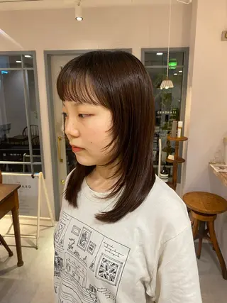 ミディアム カラー 【仙川】 セリナ‎のヘアスタイル