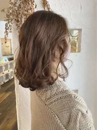 セミロング カラー 豊橋美容院 ソンリエのヘアスタイル