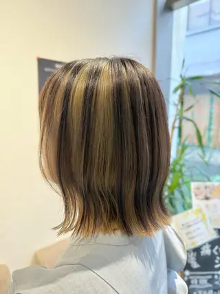 ショート カラー ヘアアレンジ ショート×カラー 🦊堀米早紀【荻窪】のマツエク・マツパデザイン