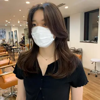 ロング 【韓国風くびれヘア】 joule小木曽輝のヘアスタイル