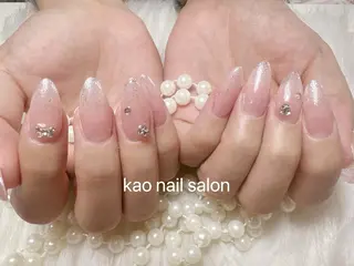 ネイル kao nail マグネット/長さだしのネイルデザイン