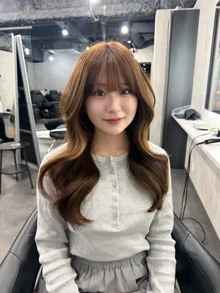 ミディアム 💖艶髪/韓国ヘア 💖asukaのヘアスタイル