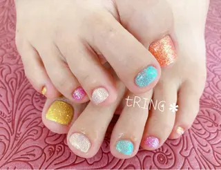ネイル tRING* しいの木台のネイルデザイン