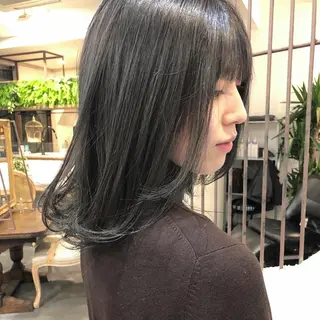 セミロング カラー Gardenhair 小笠原 篤矢のヘアスタイル