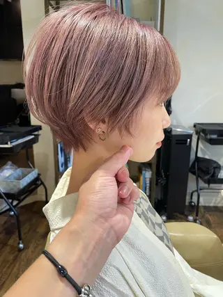 ショート カラー ヒラヤマ ユウスケのヘアスタイル