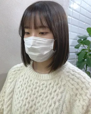 ショート カラー hubhair レイヤー/透明感のヘアスタイル