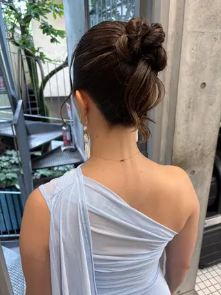 ミディアム ヘアアレンジ yuuna/ レイヤーカット🎀のヘアスタイル