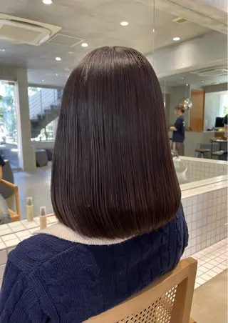 ミディアム カラー porto まなみのヘアスタイル