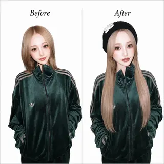 ロング FUJIHARA SHOHEIのヘアスタイル