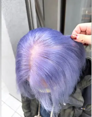 セミロング カラー 町田ブリーチ特化 MANATOのヘアスタイル
