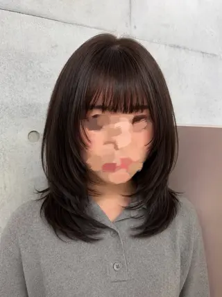 セミロング 🖤里央愛🖤 カットモデル募集中のヘアスタイル
