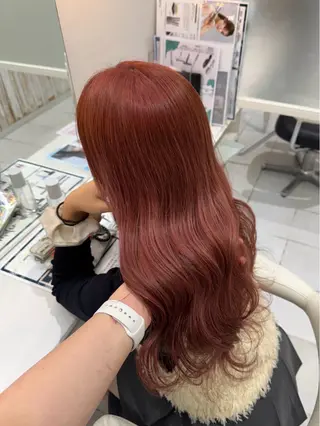 ロング カラー ヘアアレンジ 暖色/暗髪/ 🎀UMI🎀のヘアスタイル