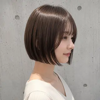 ショート 盛れる顔まわりカット 髪質改善/渋谷/れんのヘアスタイル